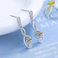 Dangle Drop Earrings Twist Jewelry Crystal Earrings for Women