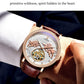 Men's Mechanical Watch Diamond Set Commemorative Waterproof