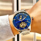 Men's Fashion Skeleton Luminous Waterproof Mechanical Watch