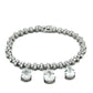 LO2334 - Rhodium Brass Jewelry Sets with AAA Grade CZ in Clear