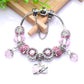 Silver Rhinestone Charm Bracelet New European Antique Handmade Charms Bracelet for Women Fashion Jewelry