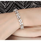 Crystal Bangle for Women White Gold Plated Rhinestone Cubic Zirconia Womens Jewelry