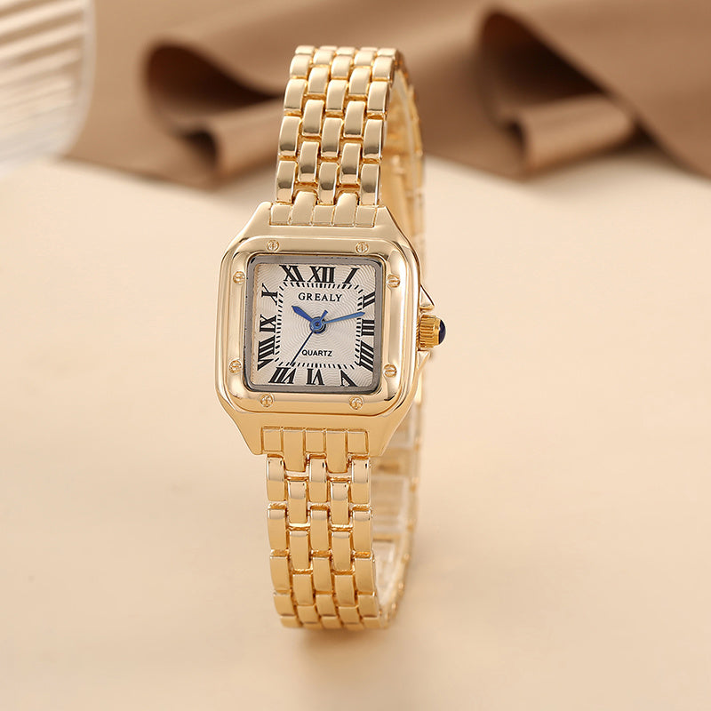 Ladies Fashion Casual Quartz Watch Women's Business Stainless steel strap Watch