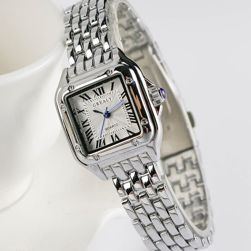 Ladies Fashion Casual Quartz Watch Women's Business Stainless steel strap Watch