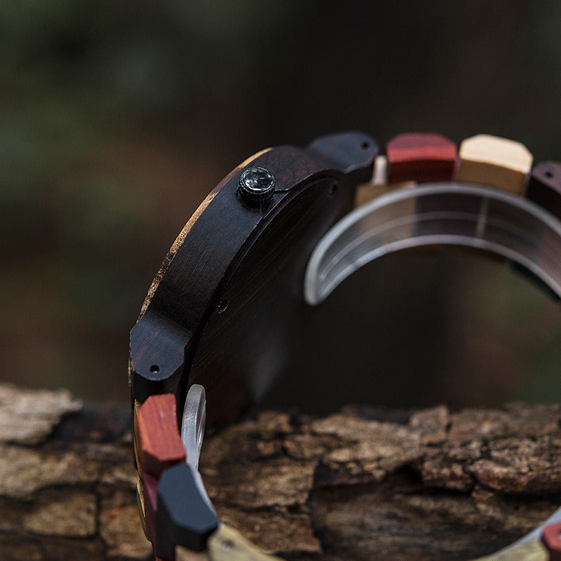 Creative Men's Wooden Quartz Watch