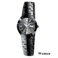 Relogio Feminino FNGEEN Couple Watch Men Quartz watch for Lovers Luxury Womens wristwatch Christmas Stainless Steel Waterproof
