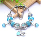 Silver Rhinestone Charm Bracelet New European Antique Handmade Charms Bracelet for Women Fashion Jewelry