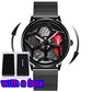 Men's And Women's Fashion Three-dimensional Hollow Modified Waterproof Watch