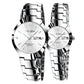 Relogio Feminino FNGEEN Couple Watch Men Quartz watch for Lovers Luxury Womens wristwatch Christmas Stainless Steel Waterproof