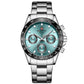 Men's Business Steel Band Water Resistant Quartz Watch