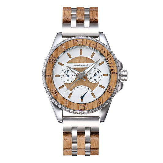 Sports Men's Watch Wood Suit Mechanical Feeling