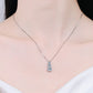 Moissanite Triple-Pendant Necklace