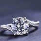 Keep Your Eyes On Me 3 Carat Moissanite Ring