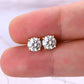 2 Carat Moissanite 925 Sterling Silver Stud Earrings