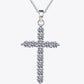 Baeful 925 Sterling Silver Cross Moissanite Necklace