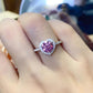 Lifelong Journey 1 Carat Moissanite Heart Ring